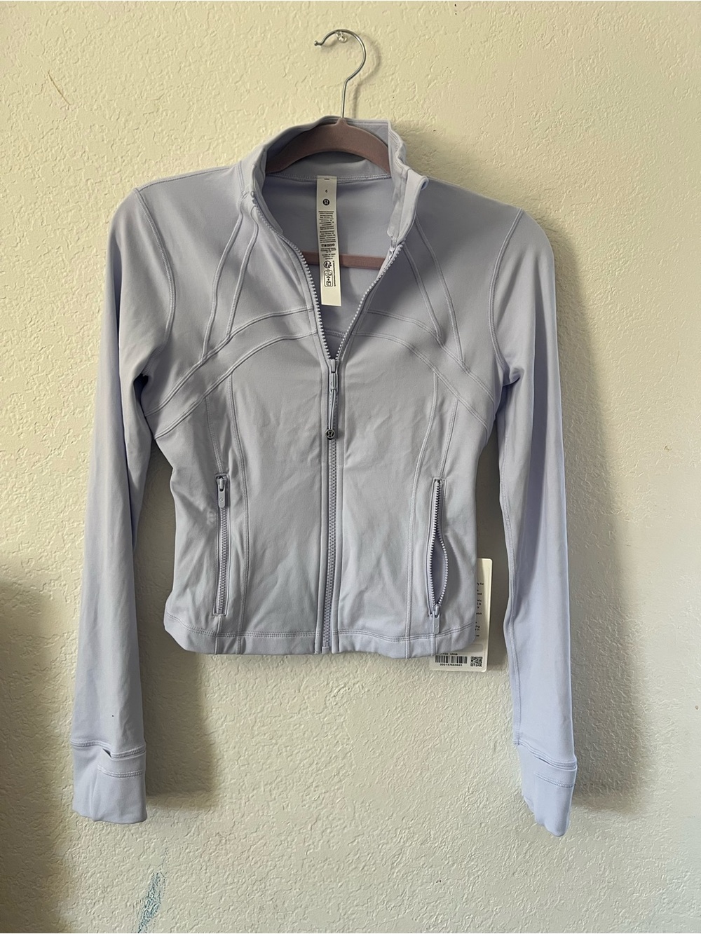 lululemon athletica Light Lavender Zip-Up Athletic Jacket